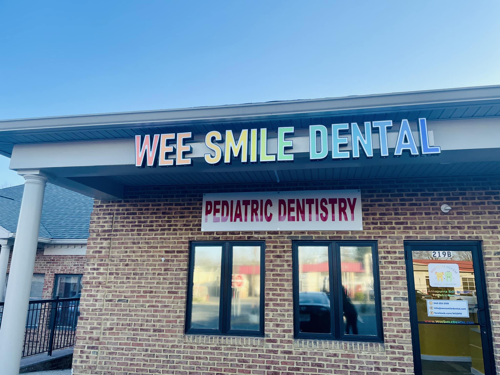 Outside of pediatric dentist Wee Smile Dental in Front Royal, VA